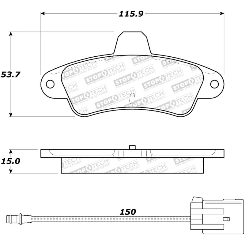 StopTech Street Brake Pads