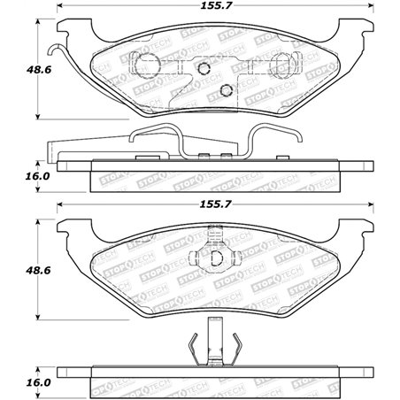 StopTech Street Brake Pads