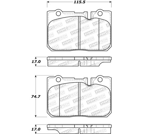 StopTech Street Brake Pads