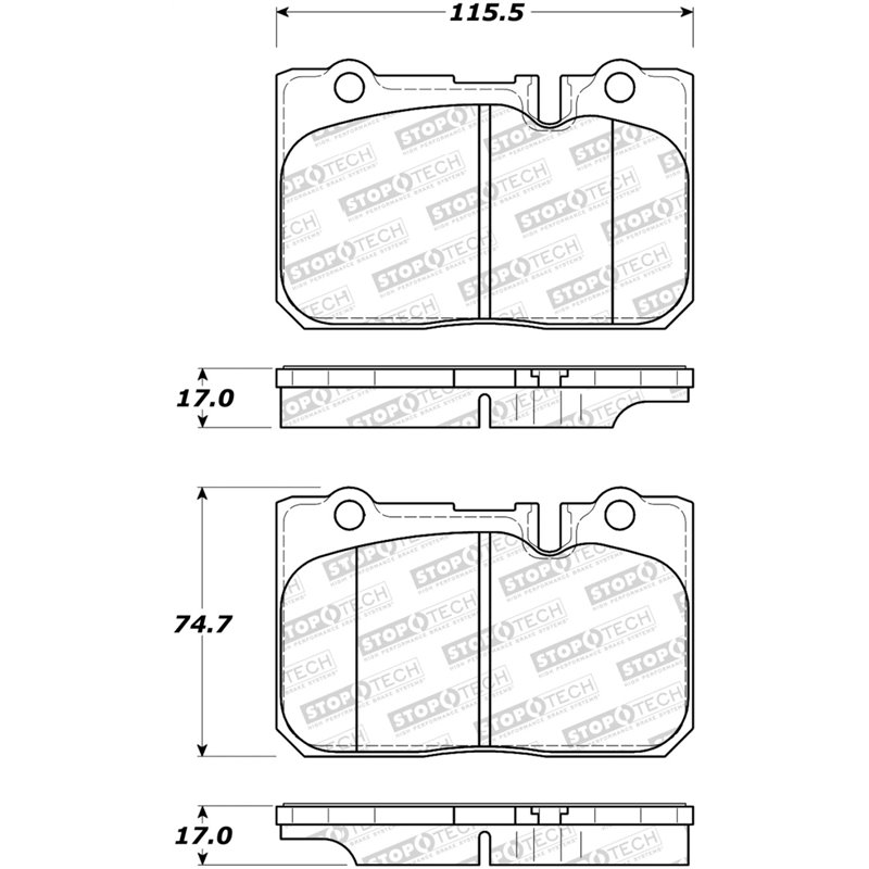 StopTech Street Brake Pads