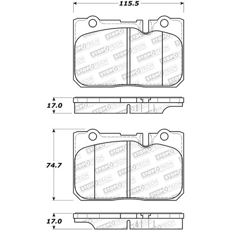 StopTech Street Brake Pads