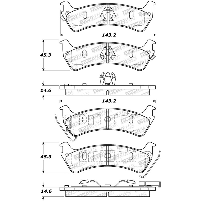 StopTech Street Brake Pads