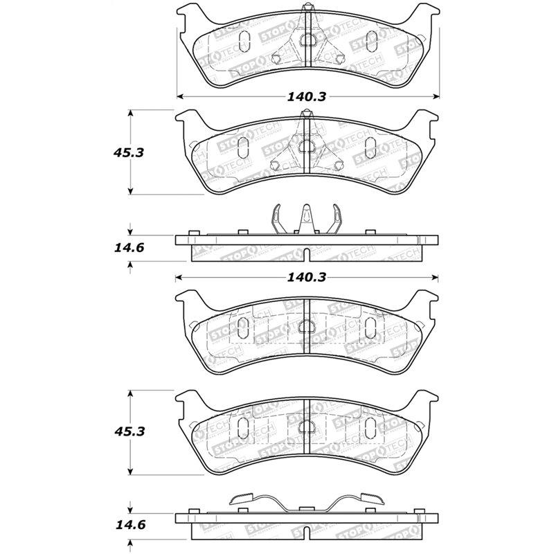 StopTech Street Brake Pads