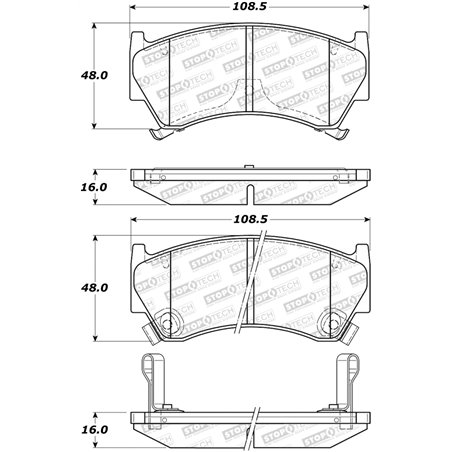 StopTech Street Brake Pads