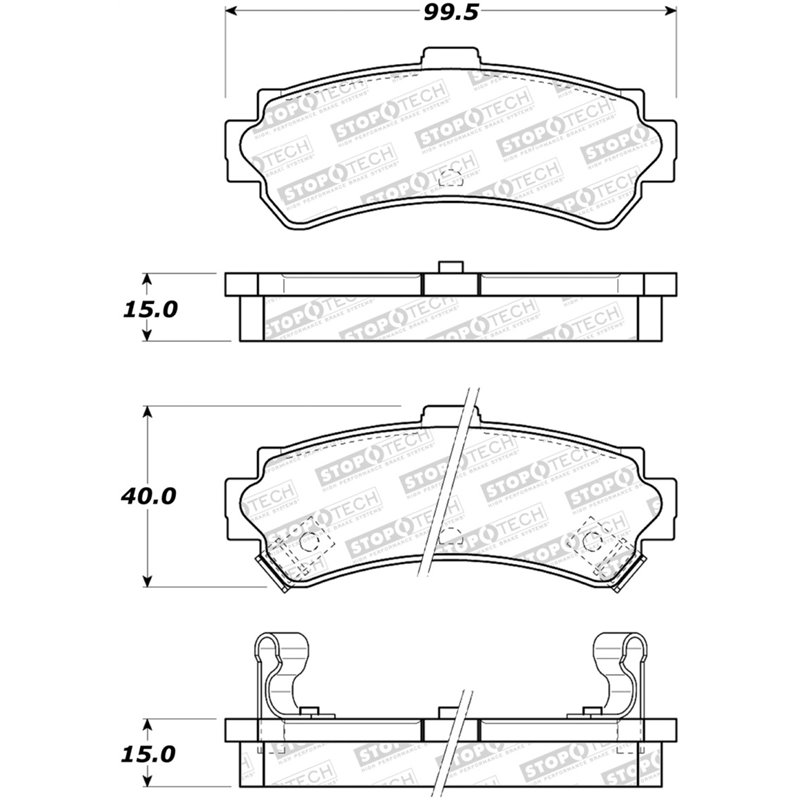 StopTech Street Brake Pads