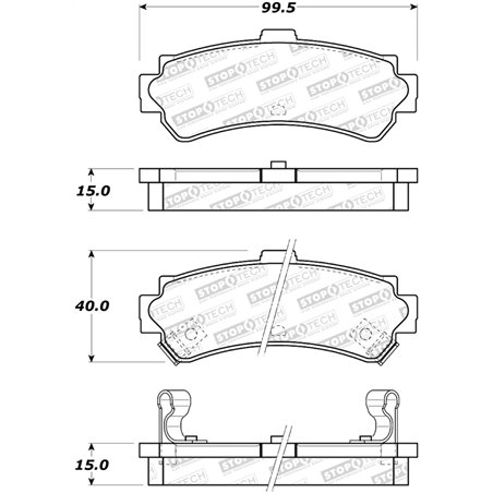 StopTech Street Brake Pads