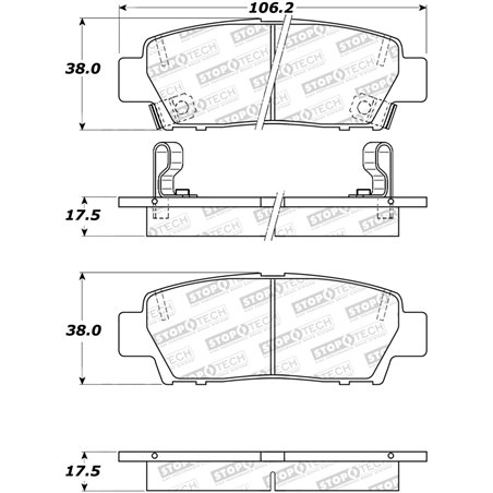 StopTech Street Brake Pads