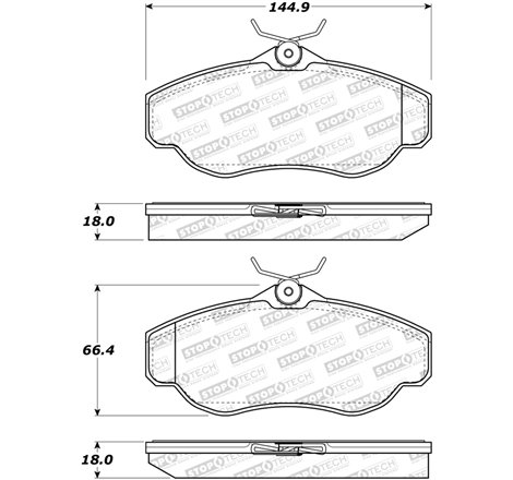 StopTech Street Brake Pads