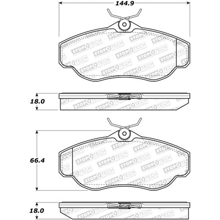 StopTech Street Brake Pads