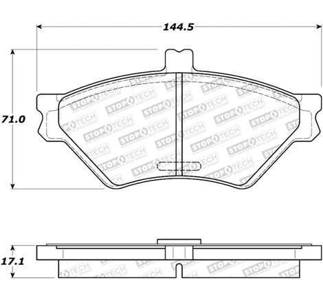 StopTech Street Brake Pads