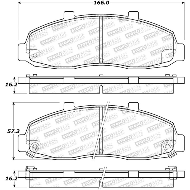 StopTech Street Brake Pads