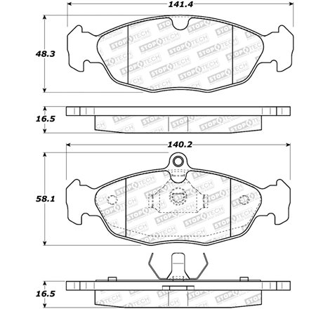 StopTech Street Brake Pads