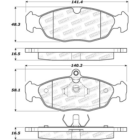 StopTech Street Brake Pads