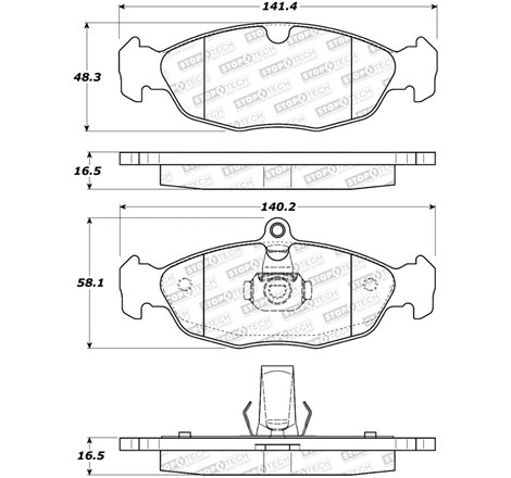 StopTech Street Brake Pads