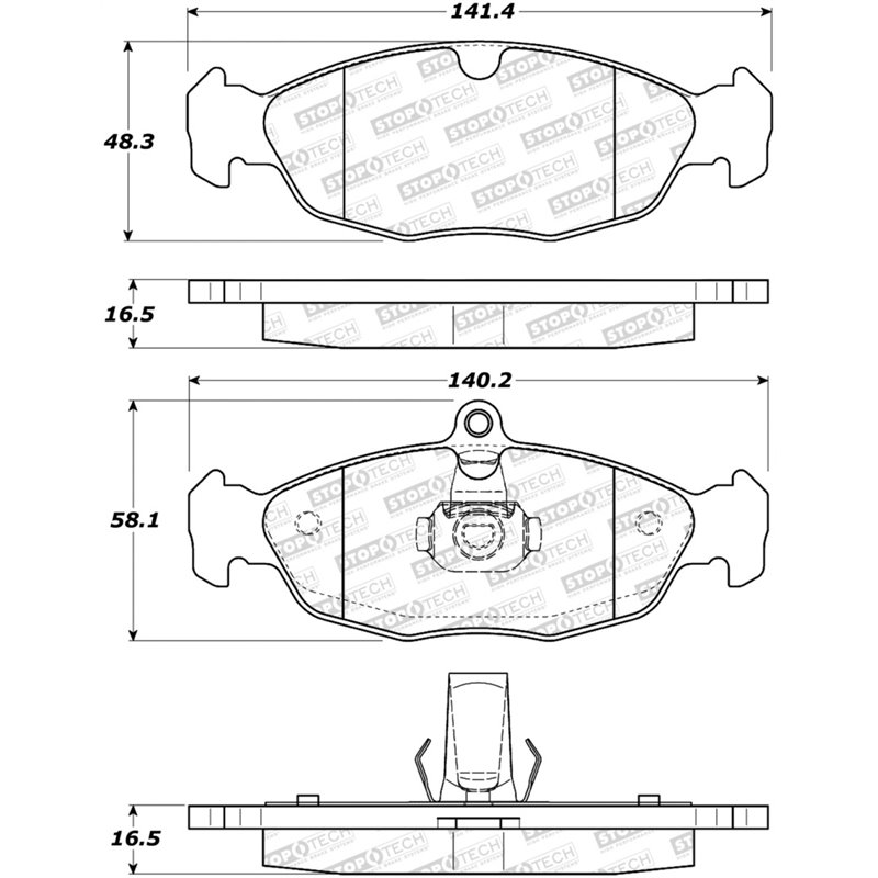 StopTech Street Brake Pads