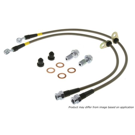 StopTech 02-05 WRX Stainless Steel Front Brake Lines for Big Brake Kit