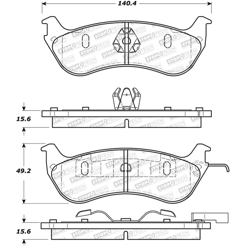 StopTech Street Brake Pads