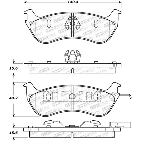 StopTech Street Brake Pads