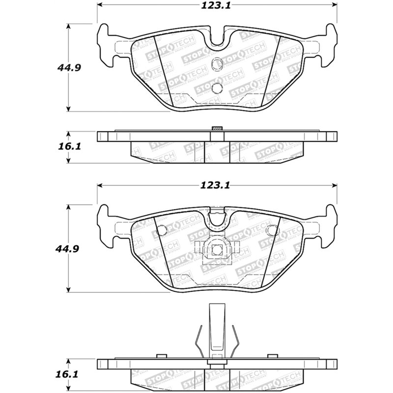 StopTech Street Brake Pads