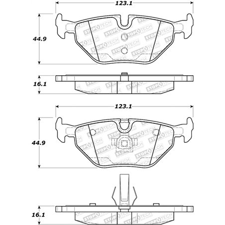 StopTech Street Brake Pads