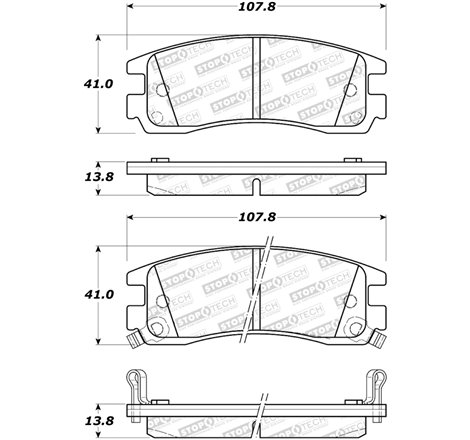 StopTech Street Brake Pads