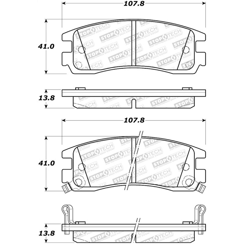 StopTech Street Brake Pads