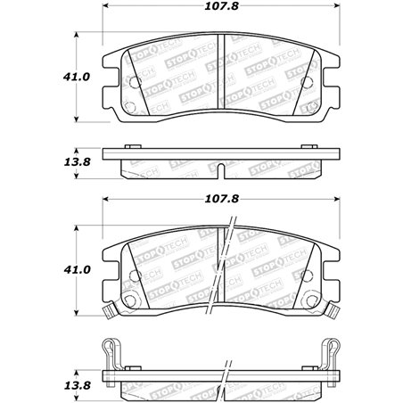 StopTech Street Brake Pads