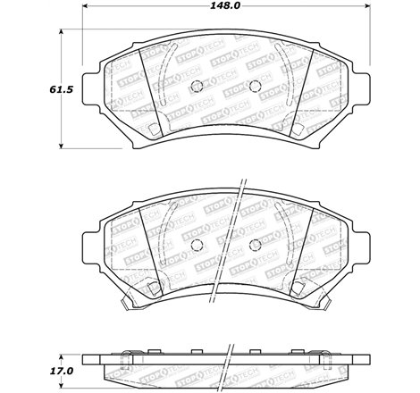 StopTech Street Brake Pads