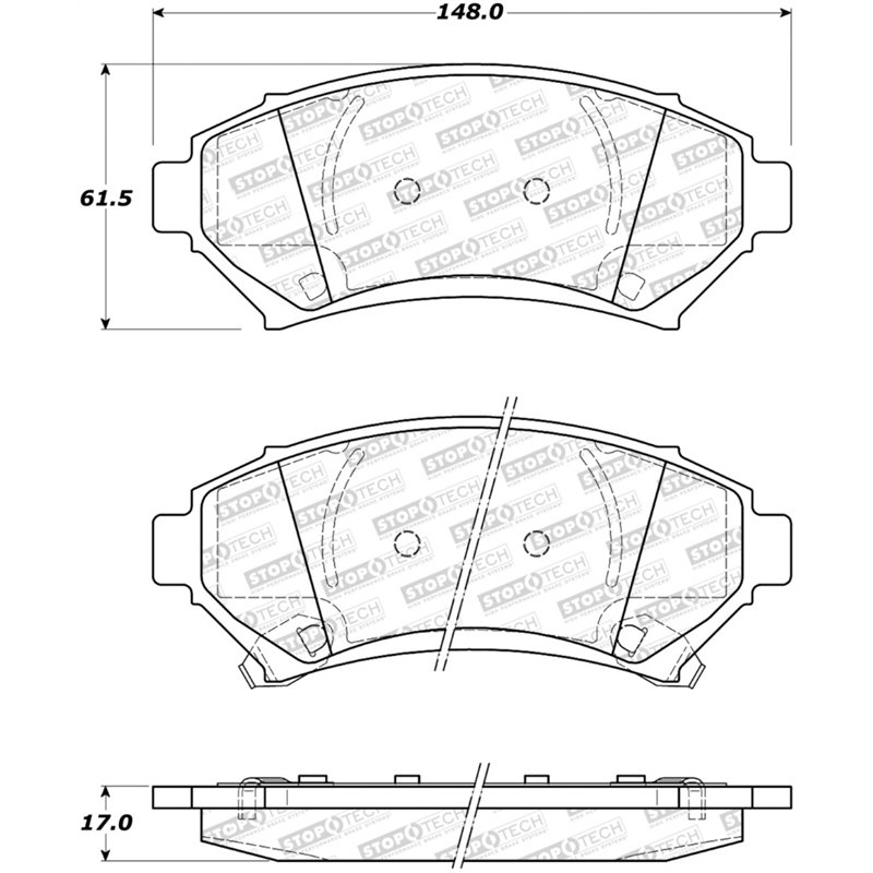 StopTech Street Brake Pads