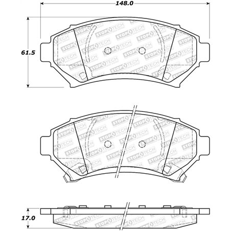 StopTech Street Brake Pads