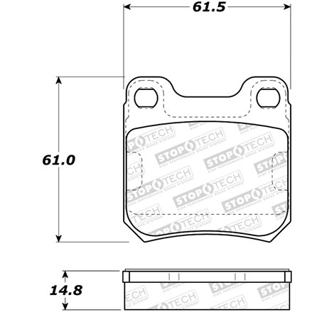 StopTech Street Brake Pads