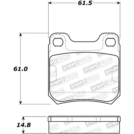 StopTech Street Brake Pads