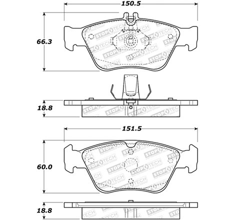 StopTech Street Brake Pads