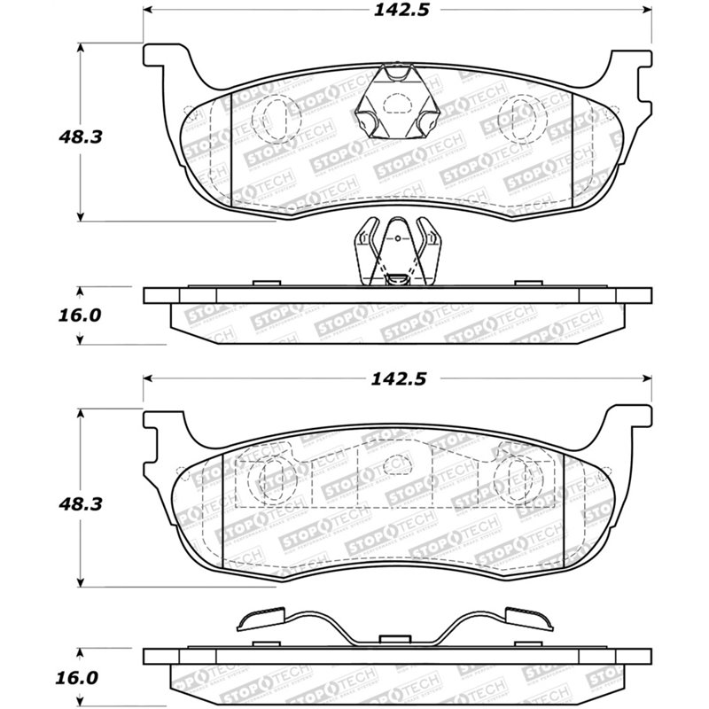 StopTech Street Brake Pads