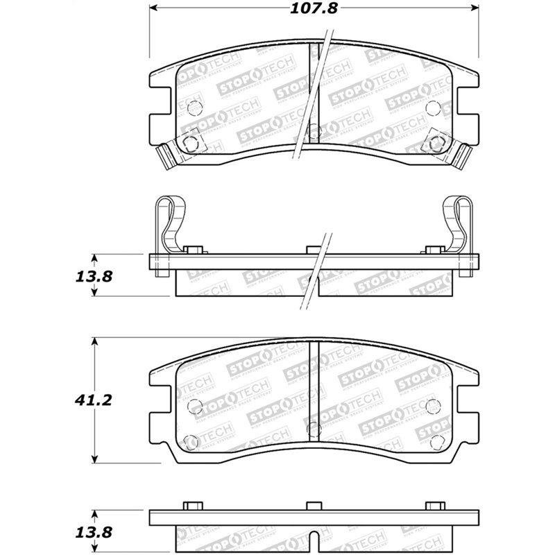 StopTech Street Brake Pads