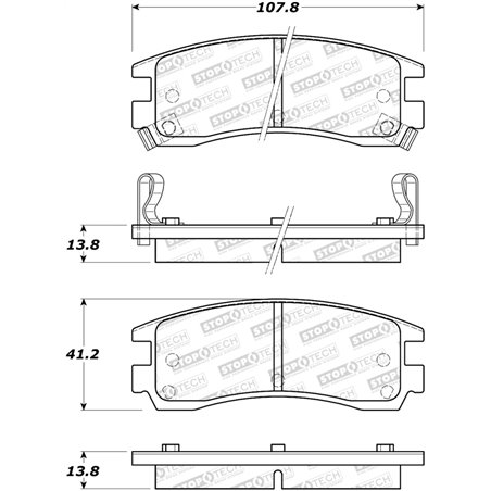 StopTech Street Brake Pads