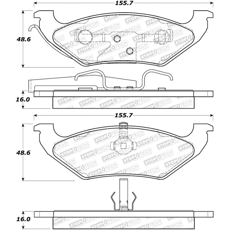 StopTech Street Brake Pads