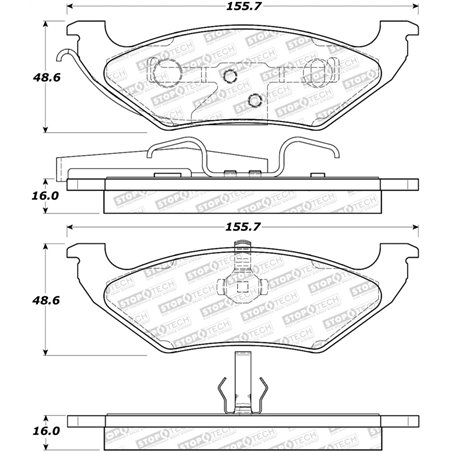 StopTech Street Brake Pads