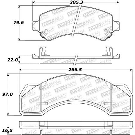 StopTech Street Brake Pads