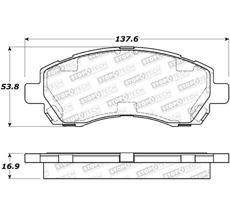 StopTech Street Brake Pads