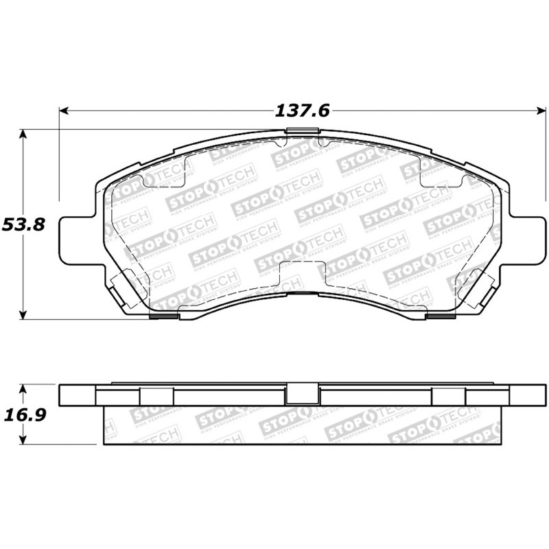 StopTech Street Brake Pads