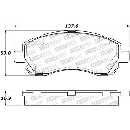 StopTech Street Brake Pads