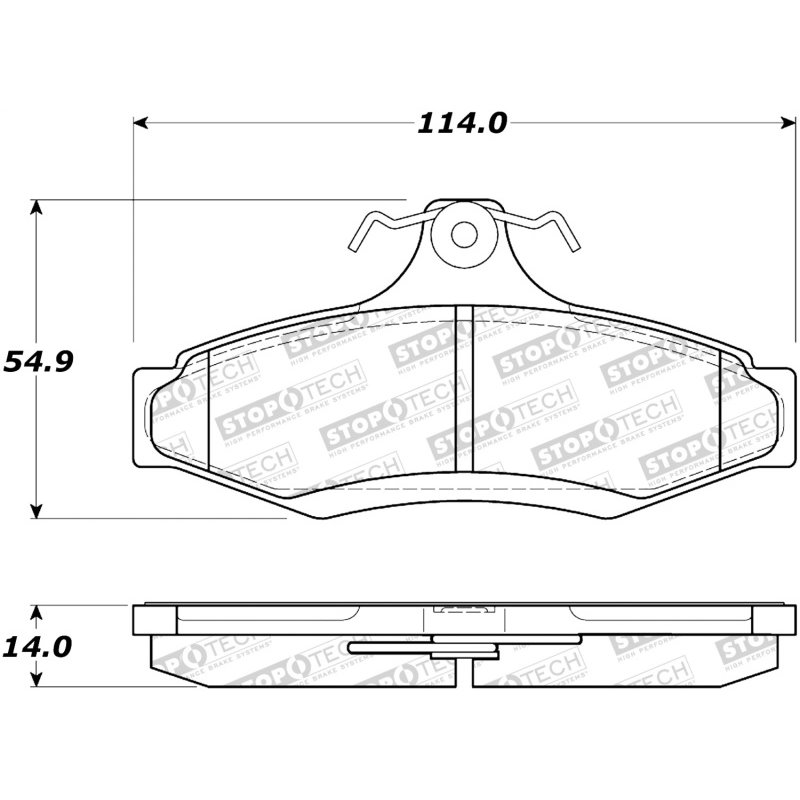 StopTech Street Brake Pads