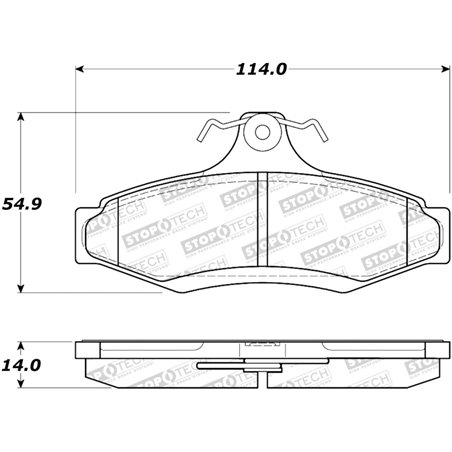 StopTech Street Brake Pads