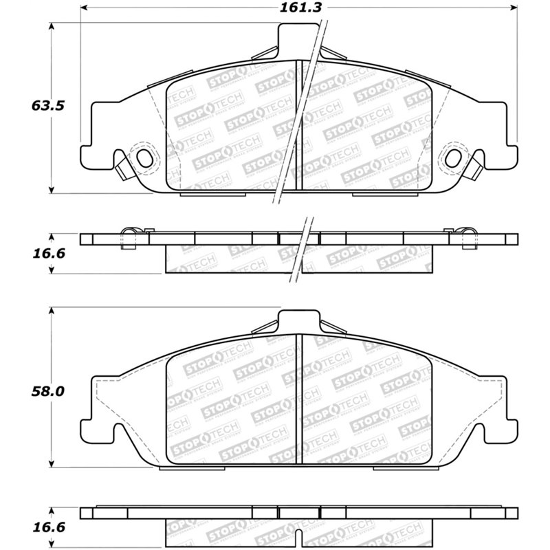 StopTech Street Brake Pads