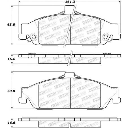 StopTech Street Brake Pads