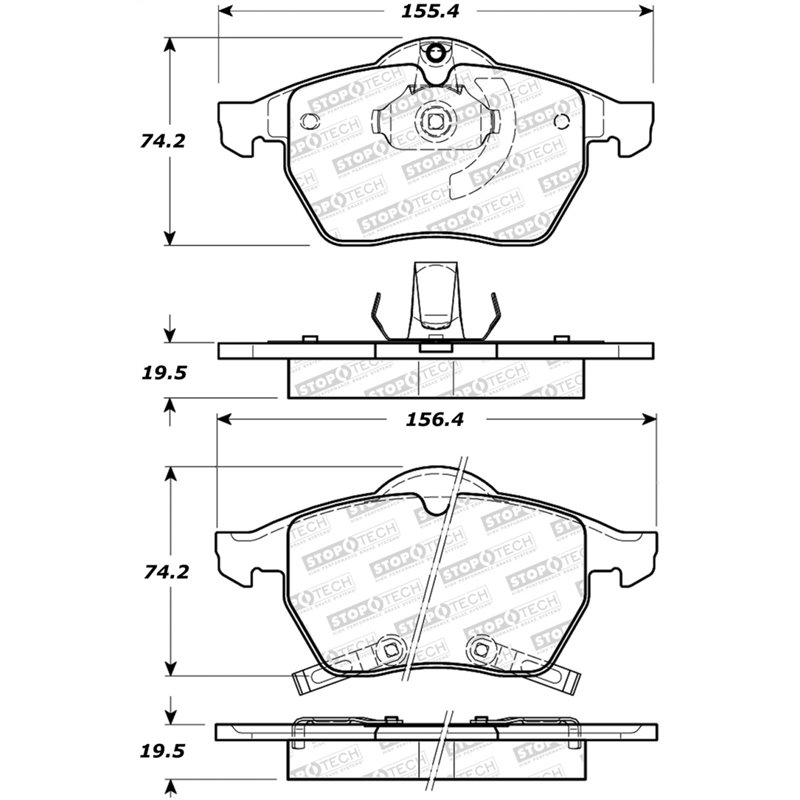 StopTech Street Brake Pads