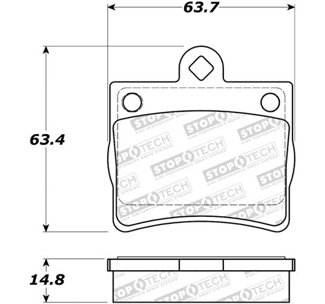 StopTech Street Brake Pads