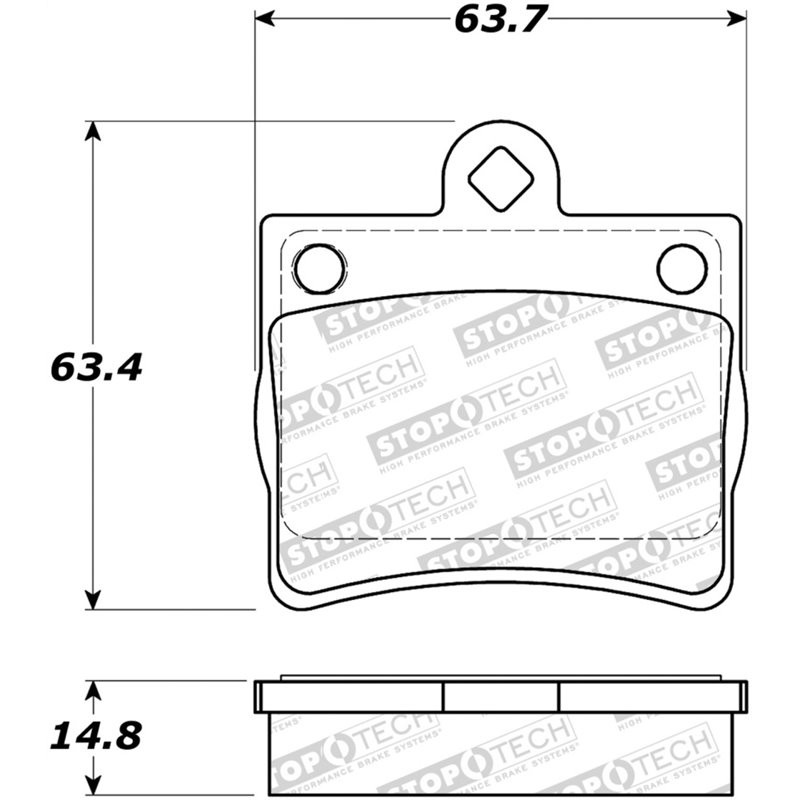 StopTech Street Brake Pads