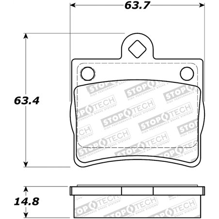 StopTech Street Brake Pads